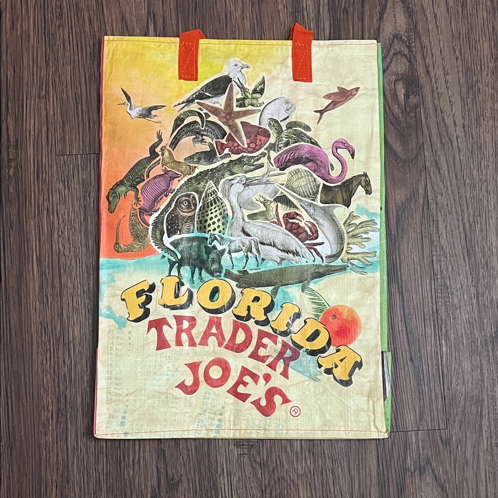 Trader Joe's FLORIDA Mystery Bag Reusable Grocery Tote Bag